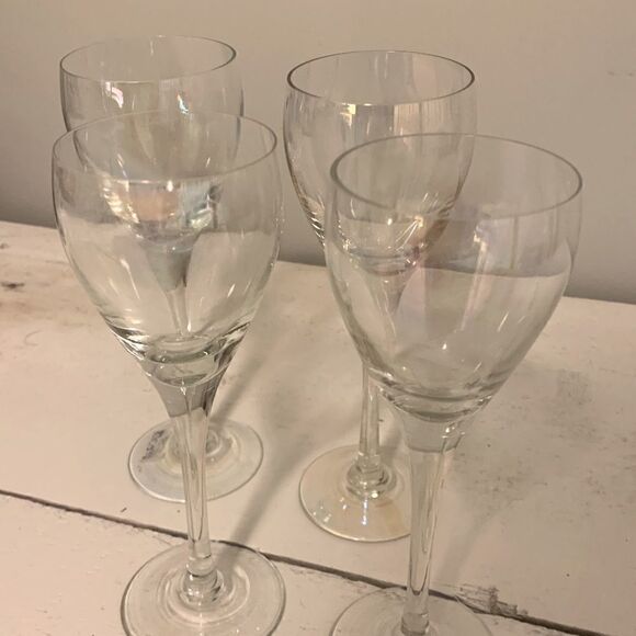 Vintage Toscany Iridescent Wine Flutes (4) - Picture 2 of 6